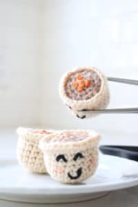 crocheted shumai