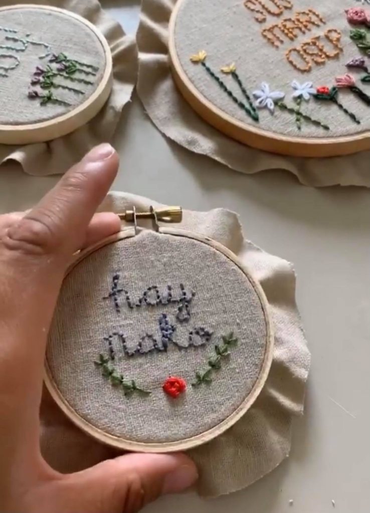 How to add backings to embroidery hoops
