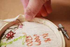 How to add felt backings to embroidery hoops