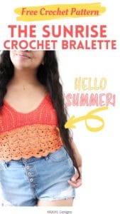 Sunrise Crochet Bralette