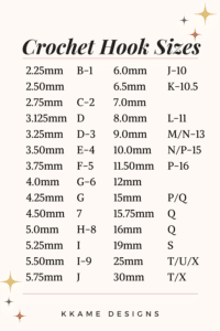 The Ultimate Guide to Crochet Hooks + Crochet Hook Size Chart • Oombawka  Design Crochet