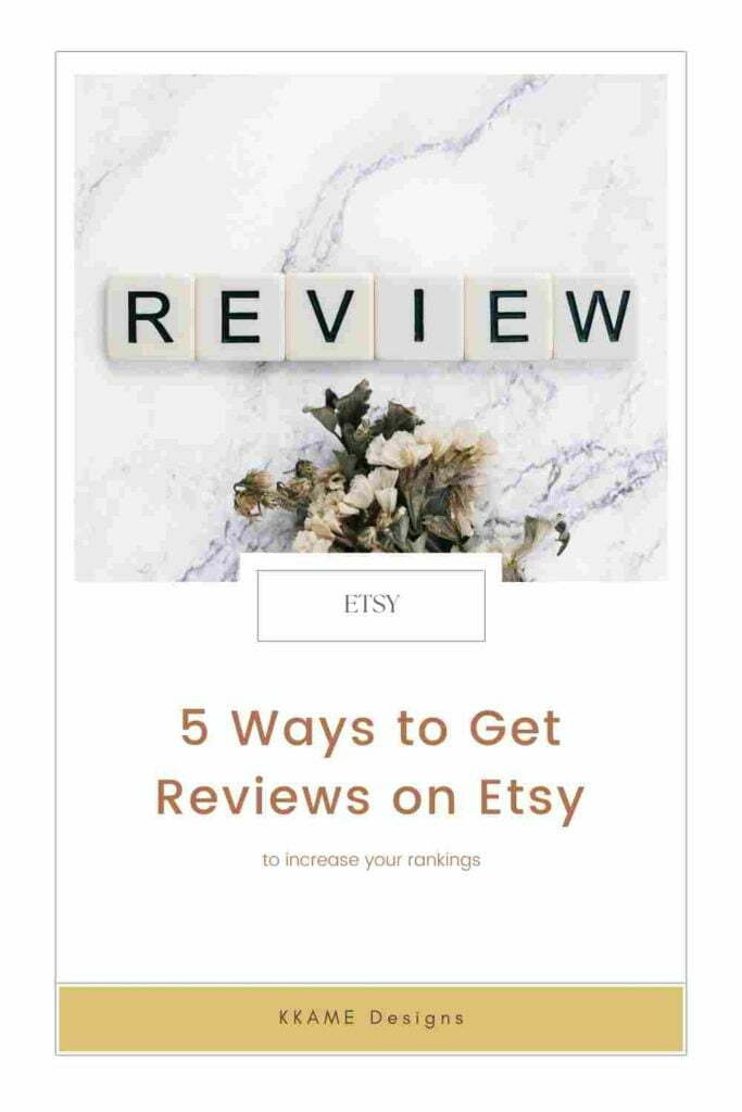 how to get reviews on etsy