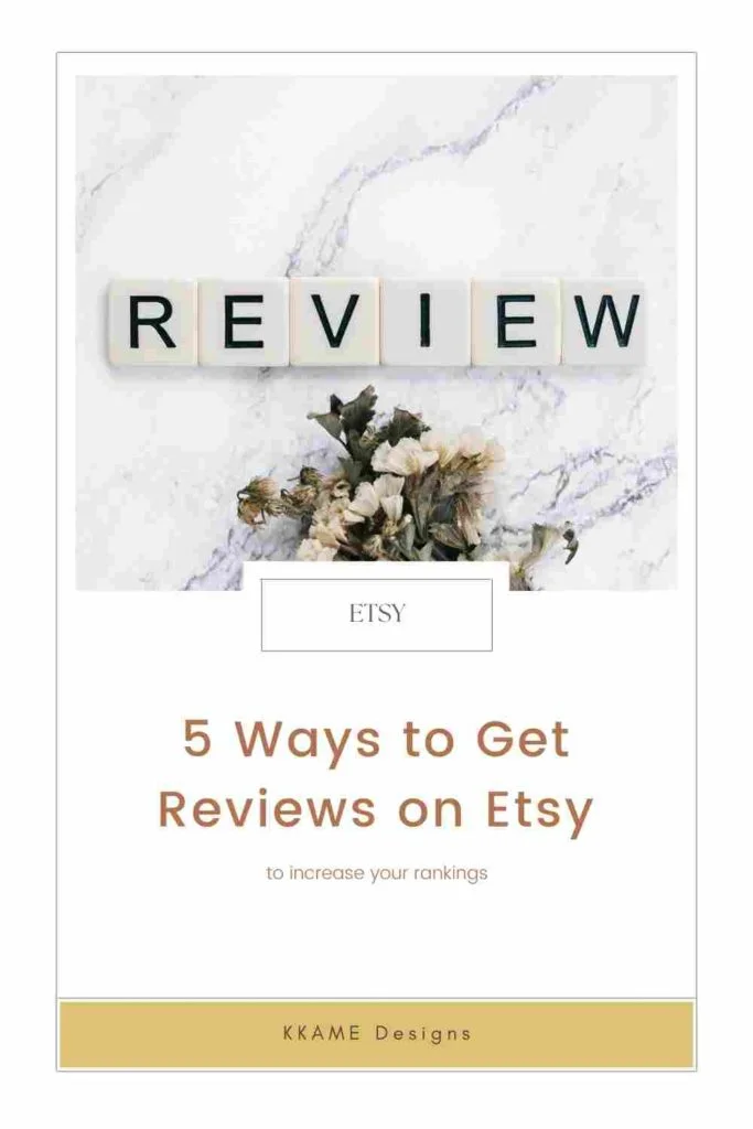 how to get reviews on etsy