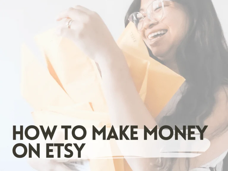 how to make money on etsy
