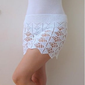 crochet beach skirt