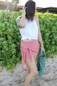 crochet beach skirt