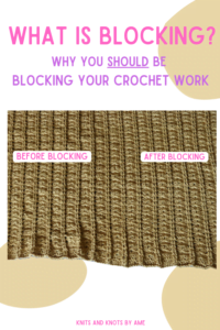 what is blocking crochet