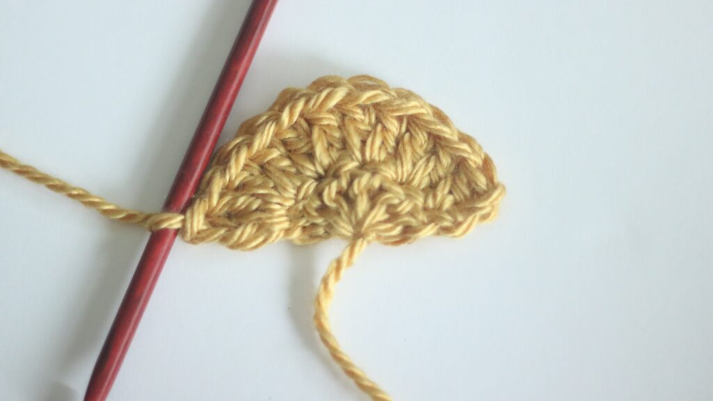 How to Crochet A Half Circle StepbyStep for Beginners