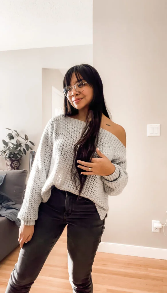 sweater made with paintbox yarns simply dk
