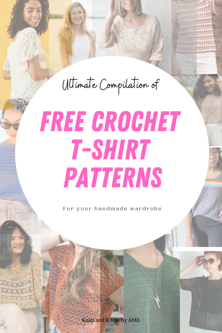 45+ Best Free Crochet T Shirt Patterns to make in 2023 - KKAME