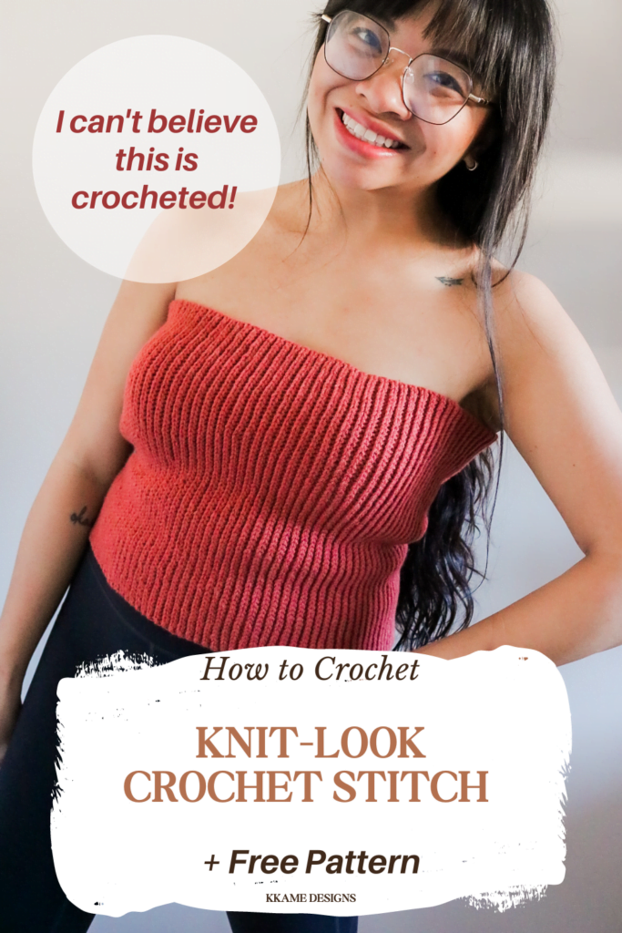 Crochet stitch that looks like knitting
