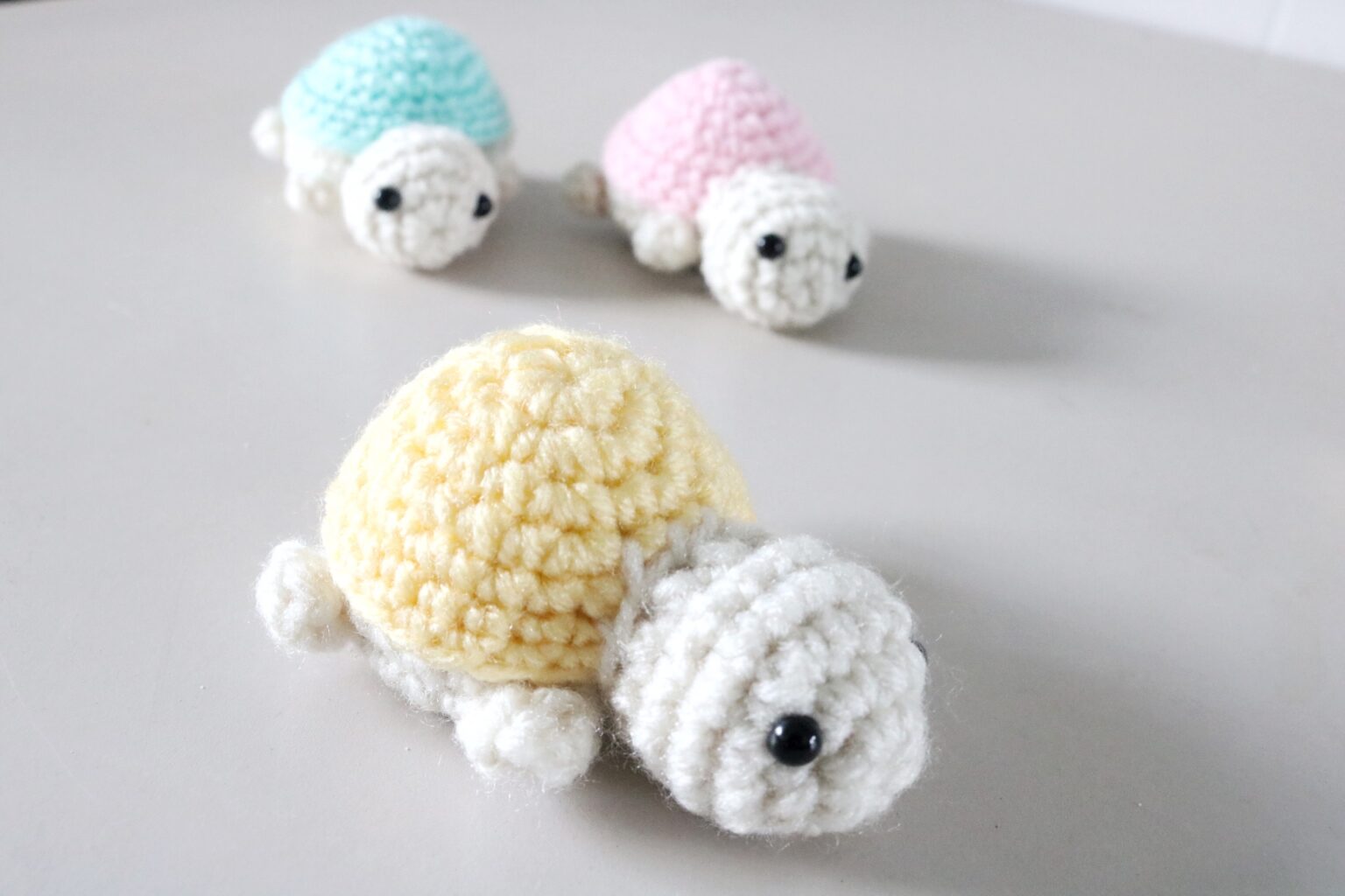 Best Free Small Amigurumi Turtle Crochet Pattern - Knits and Knots by AME