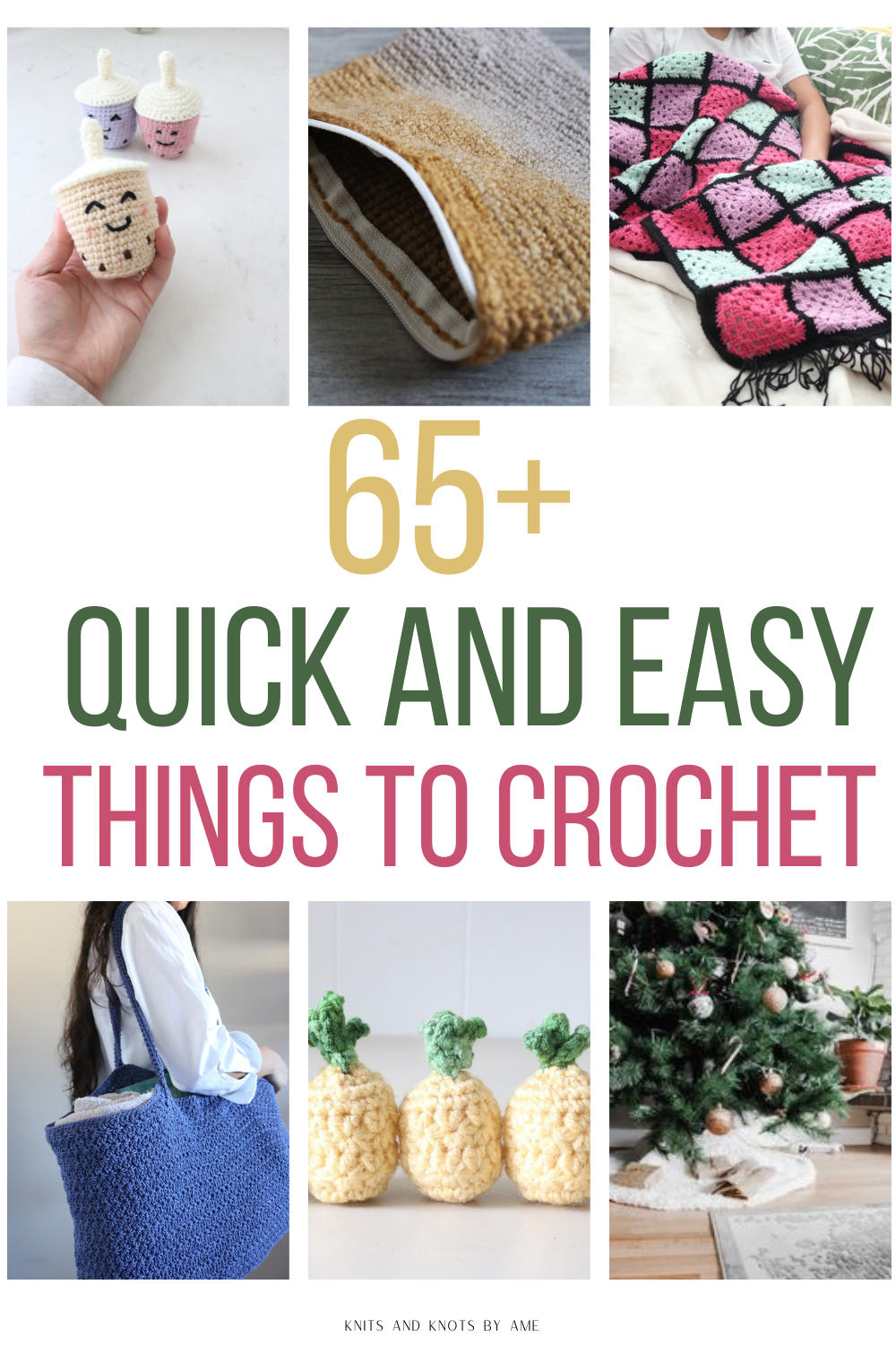 One Hour Crochet Patterns - gift ideas for friends and neighbours - Sweet  Bee Crochet