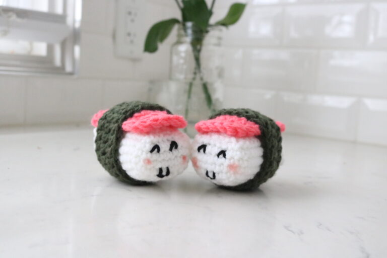 Free Kawaii Amigurumi Spam Musubi Crochet Pattern