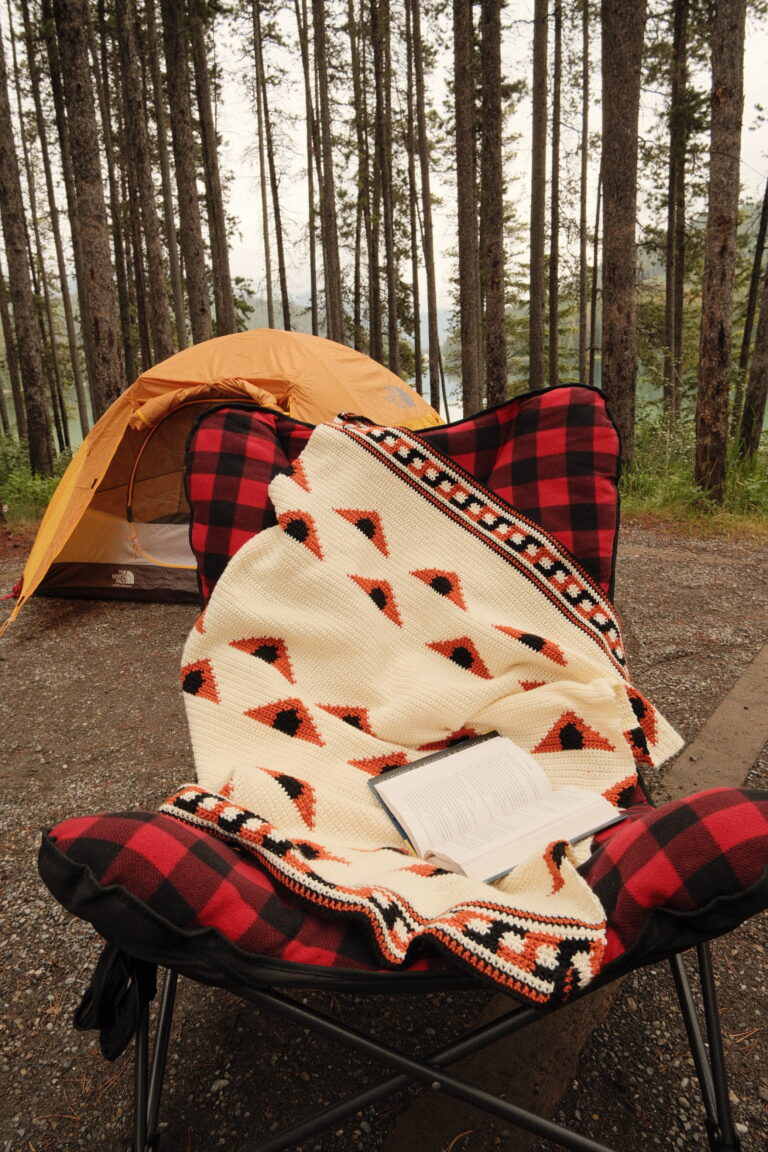 Free Camping Blanket Crochet Pattern